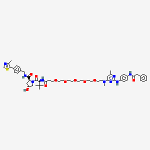 molecular formula C55H73N9O10S B10856628 PROTAC TG2 degrader-1 