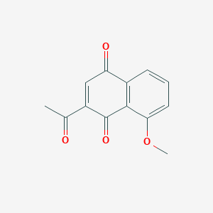 molecular formula C13H10O4 B10856637 SARS-CoV MPro-IN-2 