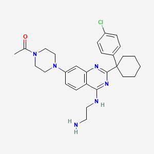 molecular formula C28H35ClN6O B10856656 DCAF1 binder 1 