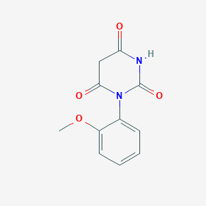 molecular formula C11H10N2O4 B108568 1-(2-Methoxyphenyl)pyrimidine-2,4,6(1H,3H,5H)-trione CAS No. 16348-07-5