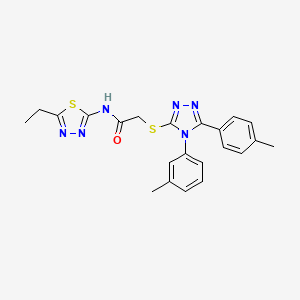 molecular formula C22H22N6OS2 B10856866 NRP1 antagonist 1 