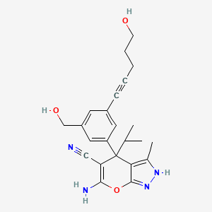 molecular formula C23H26N4O3 B10856881 (Rac)-SHIN2 