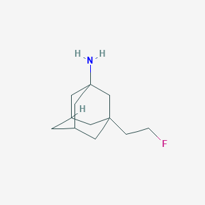 molecular formula C12H20FN B10856899 Fluoroethylnormemantine 