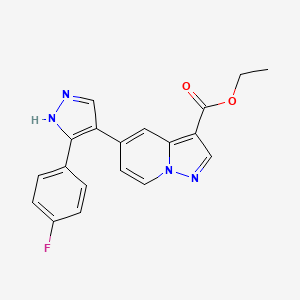 molecular formula C19H15FN4O2 B10856918 Alk5-IN-8 
