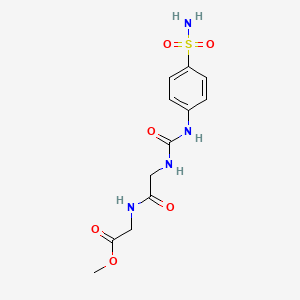 molecular formula C12H16N4O6S B10856920 Carbonic anhydrase inhibitor 2 