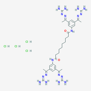 molecular formula C34H56Cl4N18O2 B010857 Semapimod hydrochloride CAS No. 164301-51-3