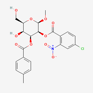 molecular formula C22H22ClNO10 B10857006 Galectin-3 antagonist 1 