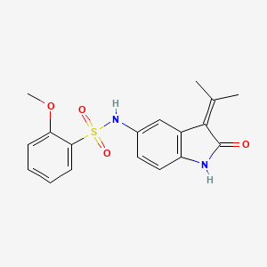 molecular formula C18H18N2O4S B10857022 BRD4 Inhibitor-20 