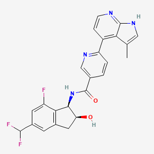 molecular formula C24H19F3N4O2 B10857124 BLU2864 