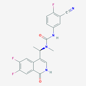 molecular formula C20H15F3N4O2 B10857128 AB-836 CAS No. 2445597-31-7