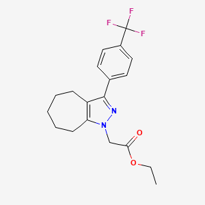 molecular formula C19H21F3N2O2 B10857160 JNJ-28583113 