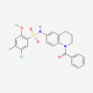 molecular formula C24H23ClN2O4S B10857230 Glucocorticoid receptor modulator 1 