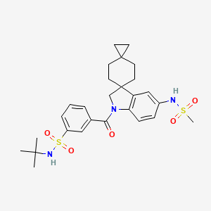 molecular formula C27H35N3O5S2 B10857293 VLS-1272 