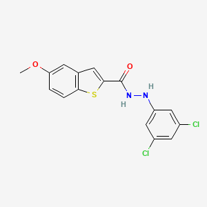 molecular formula C16H12Cl2N2O2S B10857297 Clk1-IN-2 