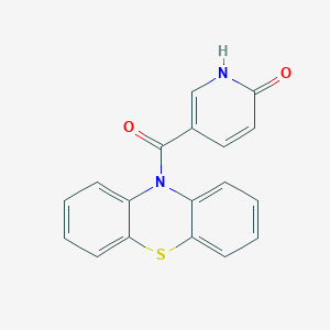 molecular formula C18H12N2O2S B10857378 Serine Hydrolase inhibitor-21 