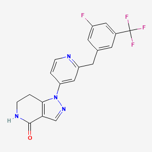 molecular formula C19H14F4N4O B10857424 NXE0041178 