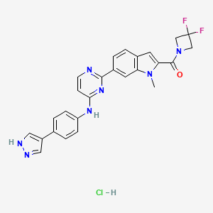 molecular formula C26H22ClF2N7O B10857433 ROCK2-IN-6 hydrochloride 