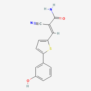 molecular formula C14H10N2O2S B10857450 DC-Y13-27 