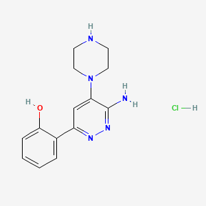 molecular formula C14H18ClN5O B10857484 SMARCA-BD ligand 1 for Protac hydrochloride 