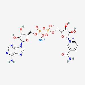 molecular formula C21H26N7NaO14P2 B10857503 NAD (sodium) 
