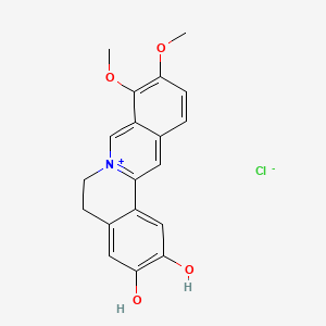 molecular formula C19H18ClNO4 B10857511 Dehydrostepholidine chloride 