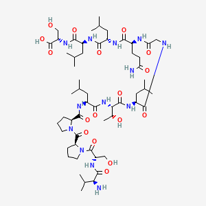 molecular formula C56H97N13O17 B10857567 Vsppltlgqlls 
