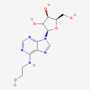 molecular formula C12H17N5O5 B10857582 n6-(2-Hydroxyethyl)adenosine 