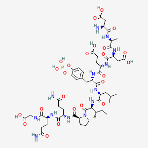 molecular formula C54H82N13O24P B10857647 EGF Receptor Substrate 2 (Phospho-Tyr5) 