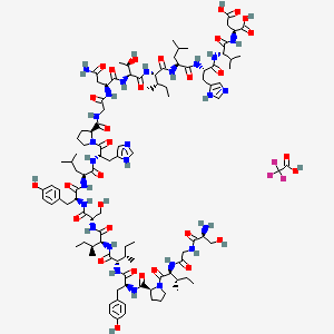 molecular formula C105H158F3N25O31 B10857675 Interphotoreceptor Retinoid Binding Protein Fragment (IRBP) (TFA) 