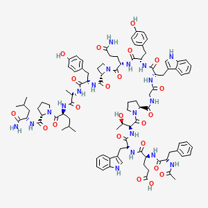 molecular formula C96H123N19O22 B10857682 AF12198 