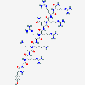 molecular formula C64H119N33O13 B10857684 TAT-amide 