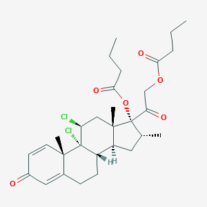 molecular formula C30H40Cl2O6 B108577 Meclorisone dibutyrate CAS No. 10549-91-4