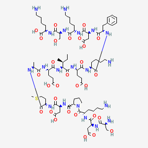 molecular formula C80H130N20O29S B10857706 Sdkpdmaeiekfdksk 