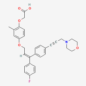 molecular formula C31H30FNO5 B10857760 ReN001 CAS No. 942594-93-6