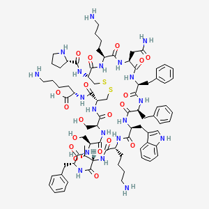 molecular formula C81H113N19O19S2 B10857770 Cortistatin-14 