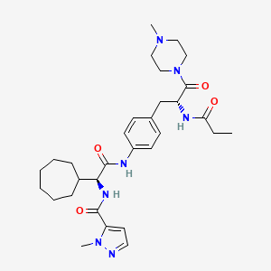 molecular formula C31H45N7O4 B10857777 IL-17 modulator 3 