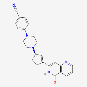 molecular formula C24H23N5O B10857806 Parp1-IN-7 