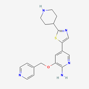 molecular formula C19H21N5OS B10857815 Hpk1-IN-26 