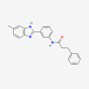 molecular formula C23H21N3O B10857883 Mmp2-IN-3 