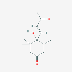 molecular formula C13H18O3 B108579 (Rac)-Dehydrovomifoliol CAS No. 15764-81-5