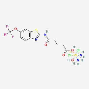 molecular formula C13H17Cl2F3N4O5PtS B10857924 Slc7A11-IN-1 
