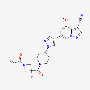molecular formula C24H24FN7O3 B10857930 Fgfr3-IN-5 