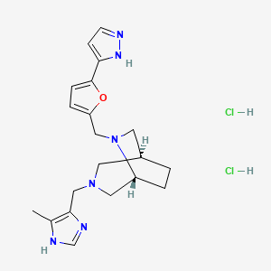 molecular formula C20H28Cl2N6O B10857957 DRP1i27 dihydrochloride 