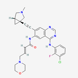 molecular formula C30H30ClFN6O2 B10857962 Egfr-IN-76 