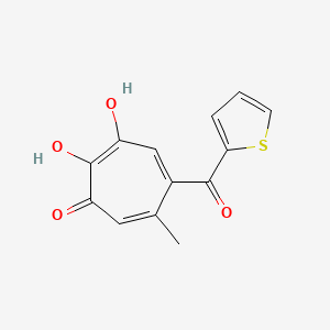 molecular formula C13H10O4S B10857975 Antifungal agent 48 
