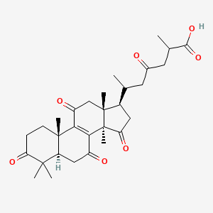 molecular formula C30H40O7 B10858056 ganoderic acid E 