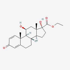 molecular formula C22H30O5 B10858132 Etiprednol CAS No. 182069-13-2