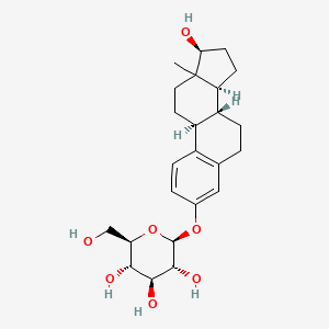 molecular formula C24H34O7 B10858210 Estradiol glucoside 