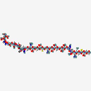 molecular formula C208H344N60O63S2 B10858233 Corticotropin-releasing factor (human) 