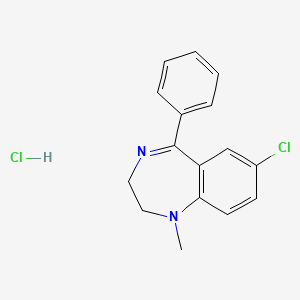 molecular formula C16H16Cl2N2 B10858418 Medazepam hydrochloride CAS No. 15180-10-6